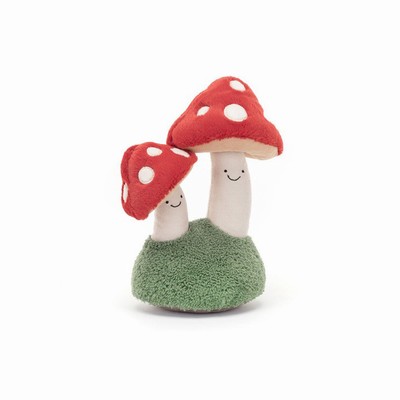 Jellycat Pair of Toadstools USA | 32685LWQR